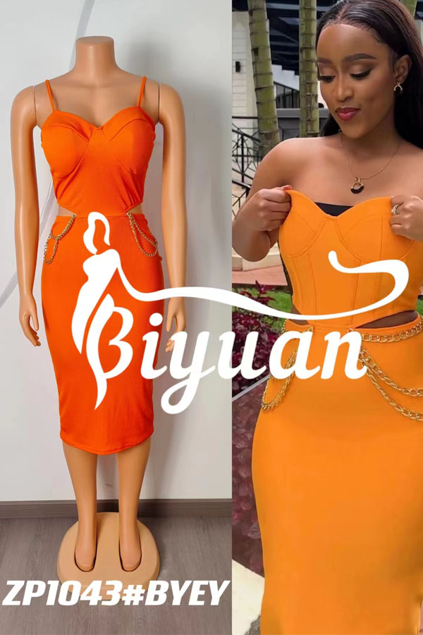 Sexy Slip Bodycon Dress for African Women #ZP1043