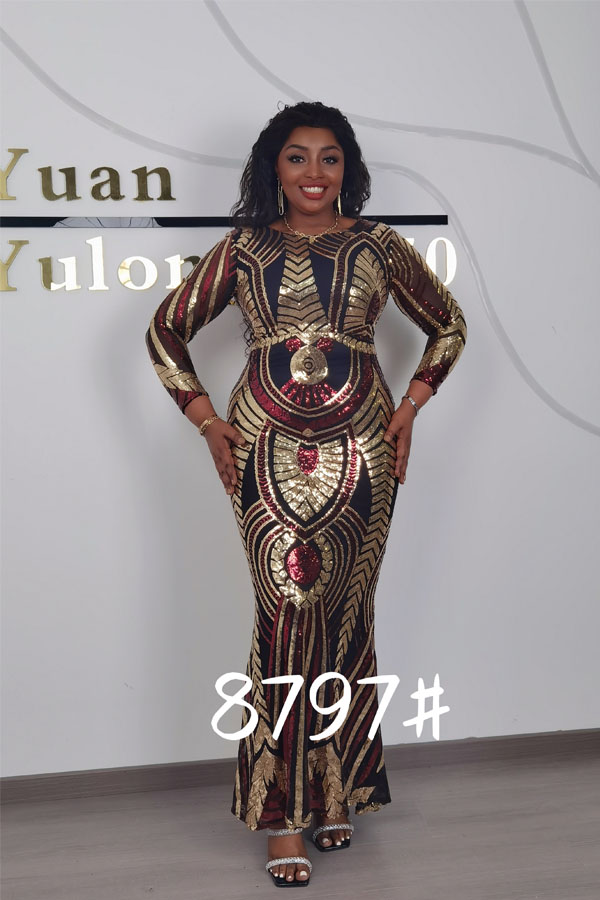 Sequin dress, Maxi Dress for Party Africa #8797