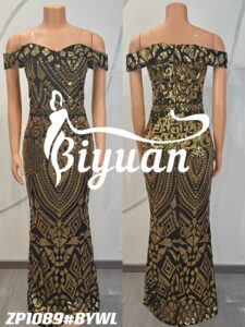 Women Dinner Dress Prom Dress in African #ZP1089