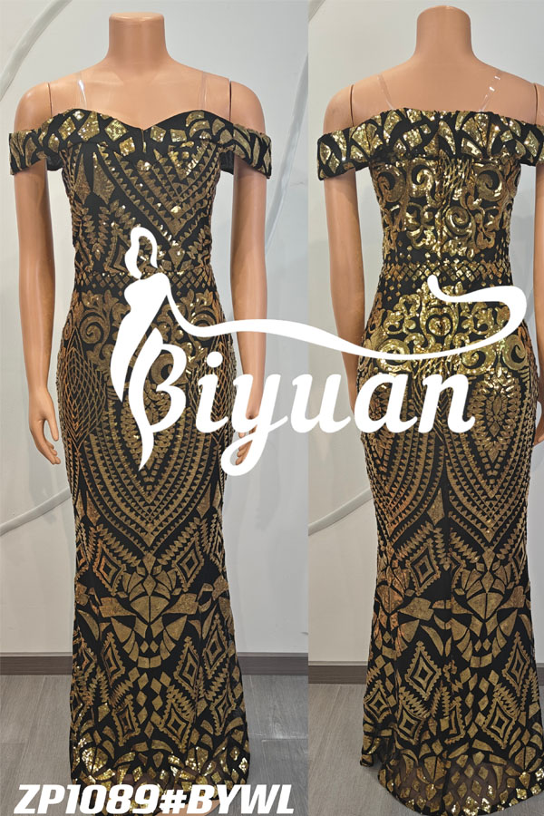 Women Dinner Dress Prom Dress in African #ZP1089