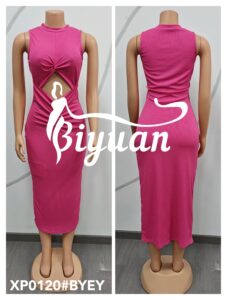 Bodycon Sleeveless Dress for African Women #XP0120