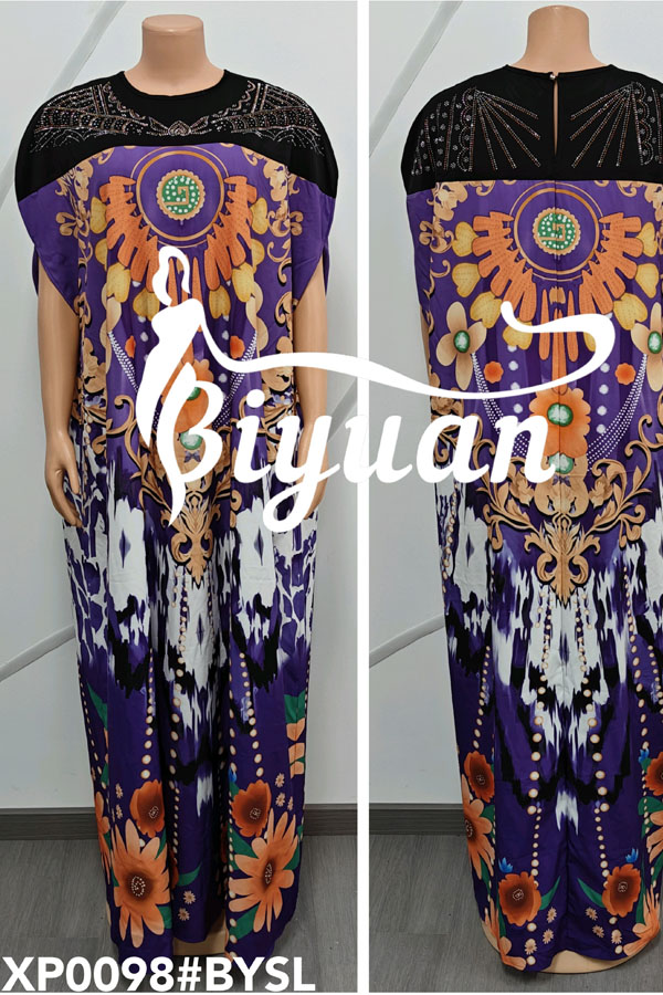 Long Gown for African Women Kanftan Abaya #XP0098 x