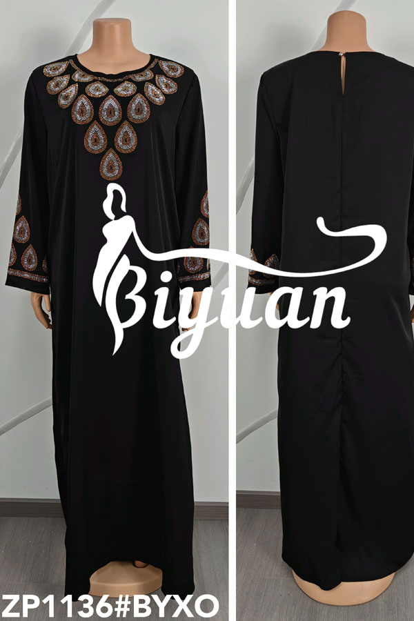 Abaya Dress Kanftan Loose Gown #ZP1136