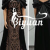 Elegant Shoulder Off Sequin Prom Dress for African Women #ZP1180